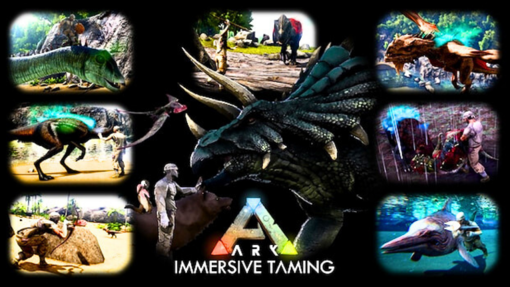 guía del mod inmersive taming en ark survival evolved